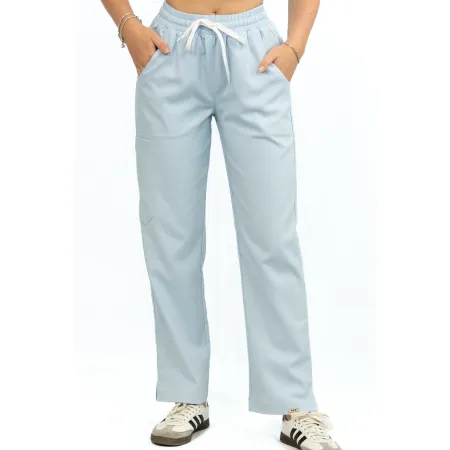 Spodnie medyczne SCRUBS MEDI TEDDY - COSTA BABY BLUE